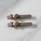 Party wear bow design decorative hair clips with snap mechanism