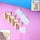 Soft foam corner protector cushioning a sharp table edge for child safety