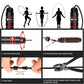 Durable red PVC rope of high-speed skipping rope for cardio training