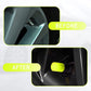 Luminous valve cap glowing brightly in the dark, enhancing vehicle visibility.