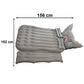 Folded portable car air mattress for easy storage in car or luggage