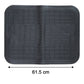 Close-up of textured anti-slip surface of waterproof car mats