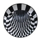 Soft-touch surface of 3D illusion round floor mat