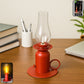 Vintage style LED candle light lamp with plastic chimney