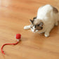 USB rechargeable interactive cat toy ball glowing LED lights in action