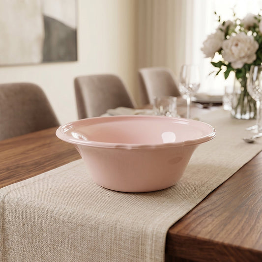 Unbreakable glossy finish plastic bowls for snacks and desserts