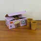 Stacked chai cup set highlighting lightweight and portable cups