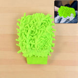 Microfiber car wash glove mitt for gentle cleaning
