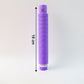 Multiple glowing LED Pop Tubes in vibrant mixed colors