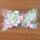 Multi-color hanger connector hooks arranged vertically to save space