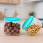 Airtight kitchen storage containers with leakproof lids for dry food storage