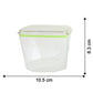 Dimension overview for 500ml leak-proof food storage containers