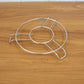 Versatile stainless steel cookware trivet for kitchen countertops
