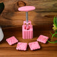 Cookie biscuit mold set with floral and heart stamps displayed