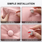 Curtain tieback enhanced by Soft Duvet Button Clip for firm hold