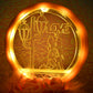 Romantic Round Love Couple Decorative piece showcasing elegant design