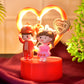Romantic couple resin figurine love themed decorative gift box packaging