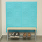 Detailed view of a wall foam sticker with embossed 3D design