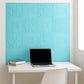 Single wallpaper sheet of 3D foam wall panel in cyan shade