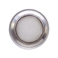 Side angle view of the durable stainless steel sink accessory.