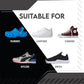 Dark suede shoe wipe cleaner suitable for various footwear