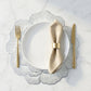 Heat-resistant floral PVC table mat in a stylish setting
