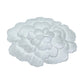 Round flower-shaped PVC placemat suitable for kitchen and dining