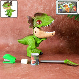 Dinosaur-shaped stationery gift set for kids with pencil and sharpener