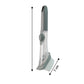 Soap-dispensing dish brush showing its dimensions for easy reference