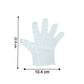 Clear plastic gloves pack suitable for multiple household tasks