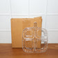 Clear plastic serving tray displayed in kitchen setting