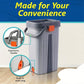 Flat mop with comfortable handle for smooth manoeuvring
