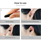 Pair of noise blocking soft ear plugs showing shape and size
