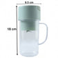 Front view of portable electric juicer grinder