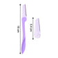 Eyebrow trimmer tool showing fine facial hair removal capabilities