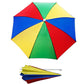 Side view of the portable outdoor umbrella, highlighting its sturdy construction and design.