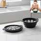 Portable foldable silicone ice facial bowl for skin care