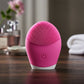 Electric silicone skincare brush used for deep pore cleansing