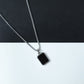 Premium men's pendant chain displaying strong stainless-steel box chain links