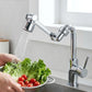 Rotating water saver tap extender for efficient cleaning