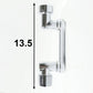 Adjustable faucet nozzle extender with 360-degree rotation