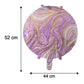 15cm marble pattern foil balloon for birthdays