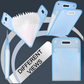 Open view of document organizer folder with 13 internal pockets
