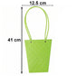 Size guide for flower packaging bag in product images