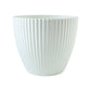 Stylish white planter perfect for decorative indoor plants