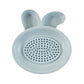 Dumpling plate with strainer section and sauce compartments for organized serving