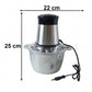 Food processor with spacious 2 litre capacity bowl
