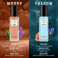 Focus on 'Smokey' scent bottle from OG Beauty luxury perfume set