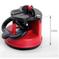 Bottom view showing the strong suction cup for stable sharpening.