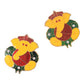Two decorative Ganesh wall stickers displayed together for home decor